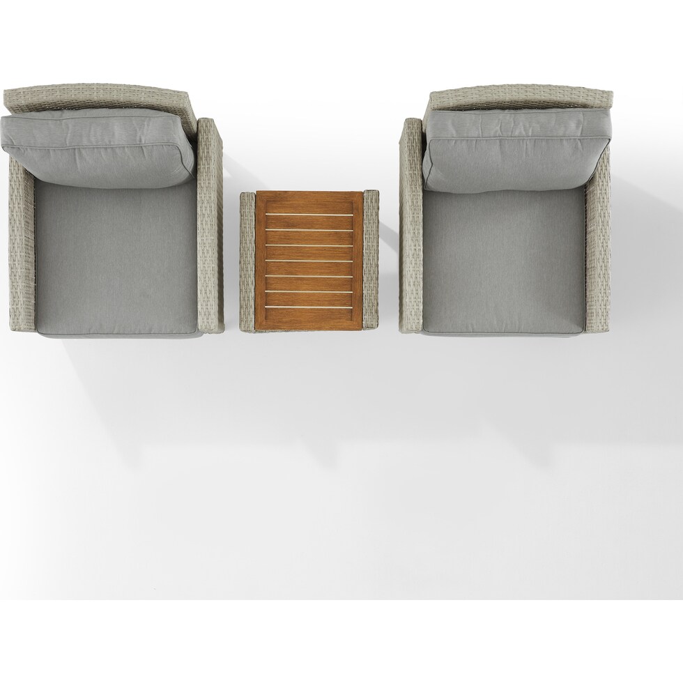 totten key gray outdoor chair set   