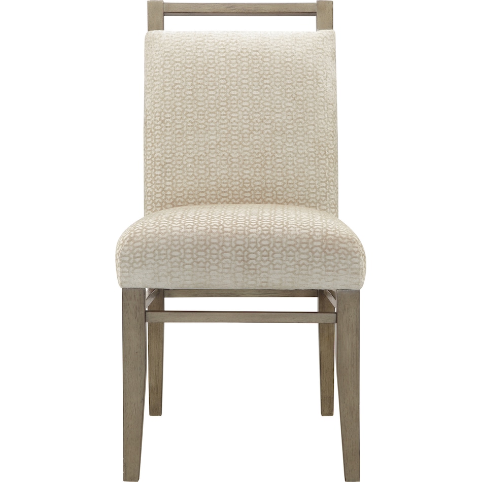 townes white dining chair   