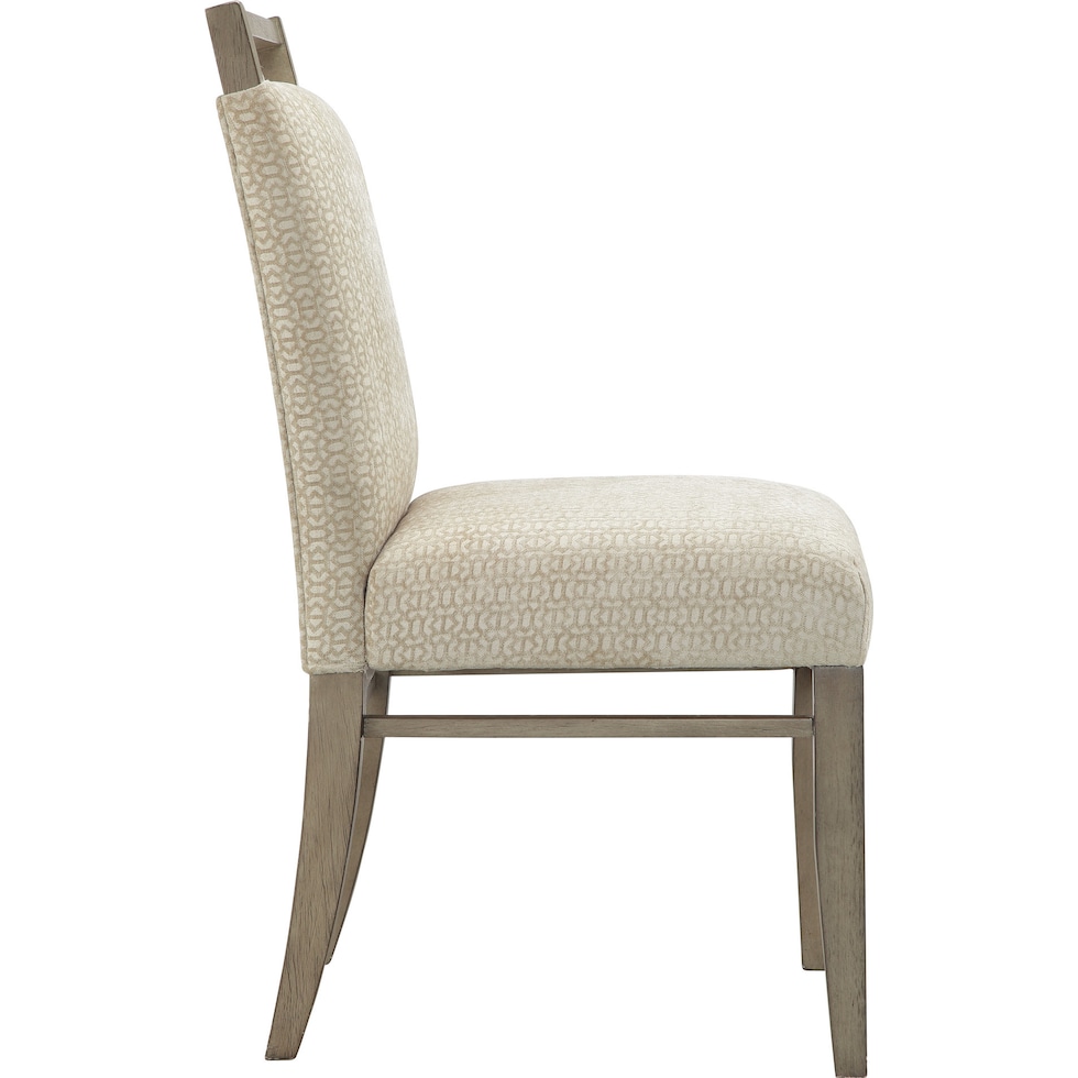 townes white dining chair   