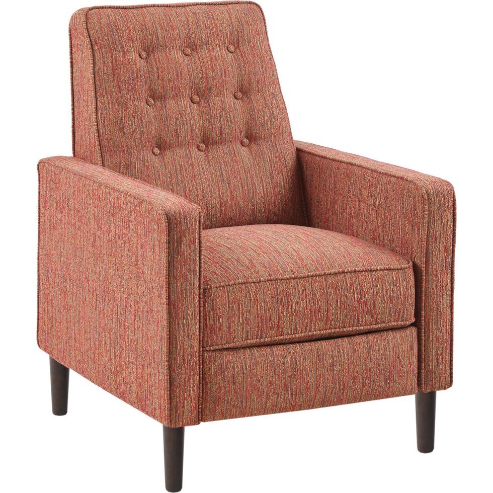 townsend red manual recliner   