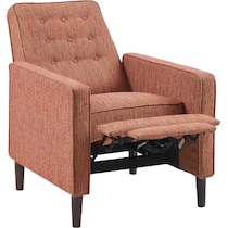 townsend red manual recliner   