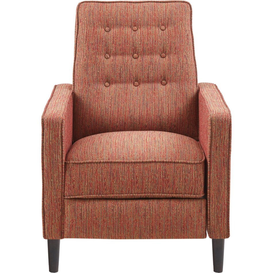 townsend red manual recliner   