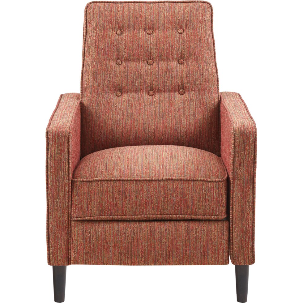 townsend red manual recliner   