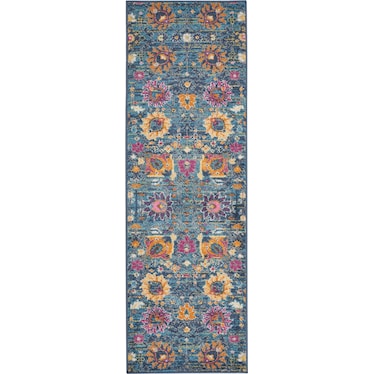 Tralee Area Rug - Denim