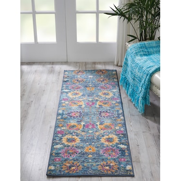 Tralee Area Rug - Denim