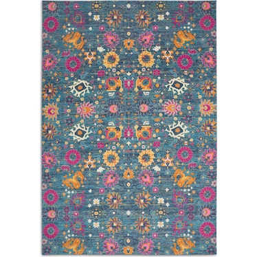 Tralee Area Rug - Denim