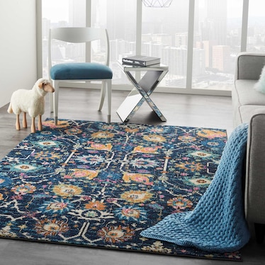 Tralee Area Rug - Navy