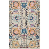 tralee ivory multicolor area rug  x    