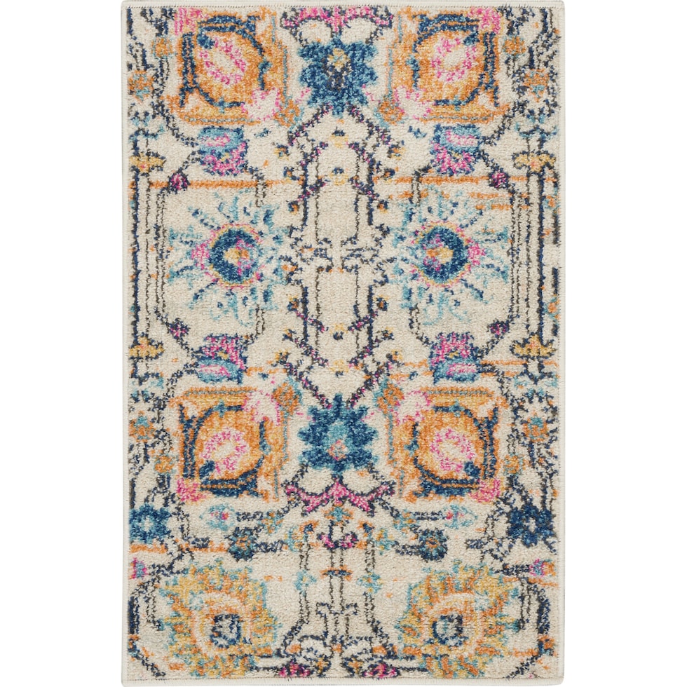 tralee ivory multicolor area rug  x    