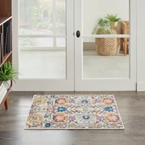 tralee ivory multicolor area rug  x    
