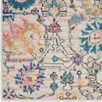 tralee ivory multicolor area rug  x    