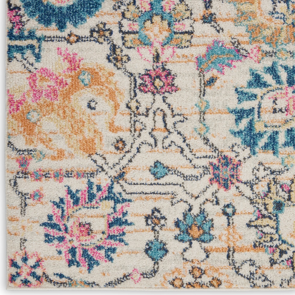 tralee ivory multicolor area rug  x    