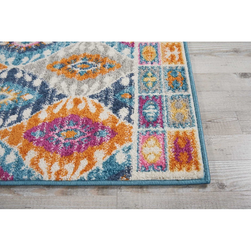 tralee multicolor area rug  x    