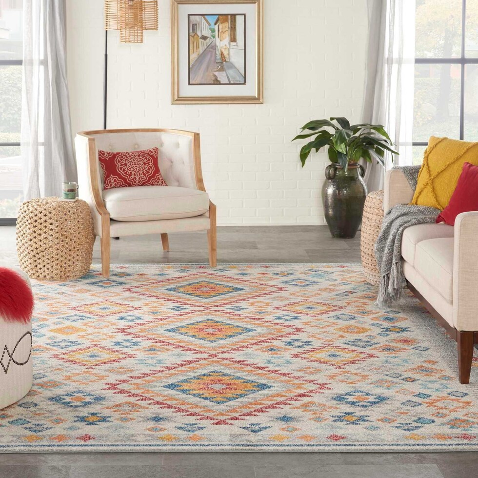 tralee multicolor area rug  x    