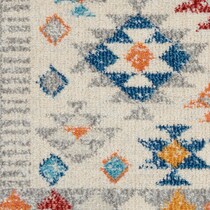 tralee multicolor area rug  x    
