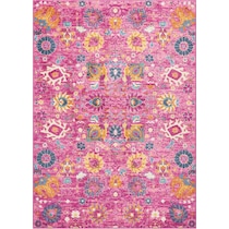 tralee pink area rug  x    