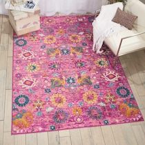 tralee pink area rug  x    