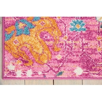 tralee pink area rug  x    