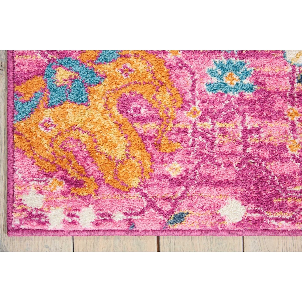 tralee pink area rug  x    