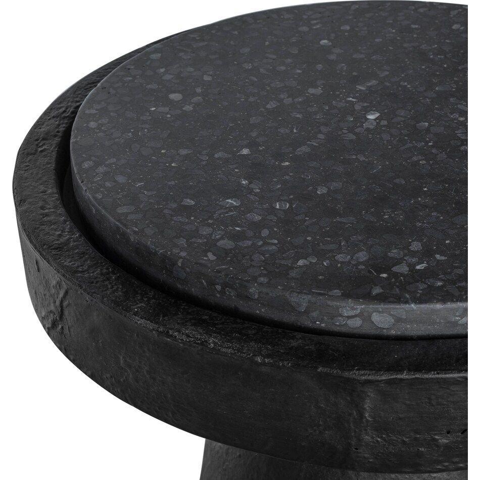tramonti black accent table   