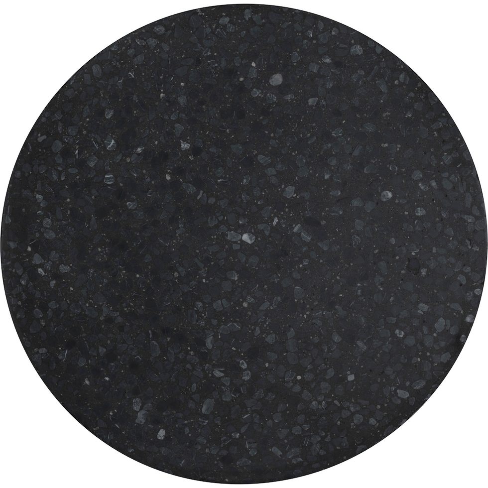 tramonti black end table   
