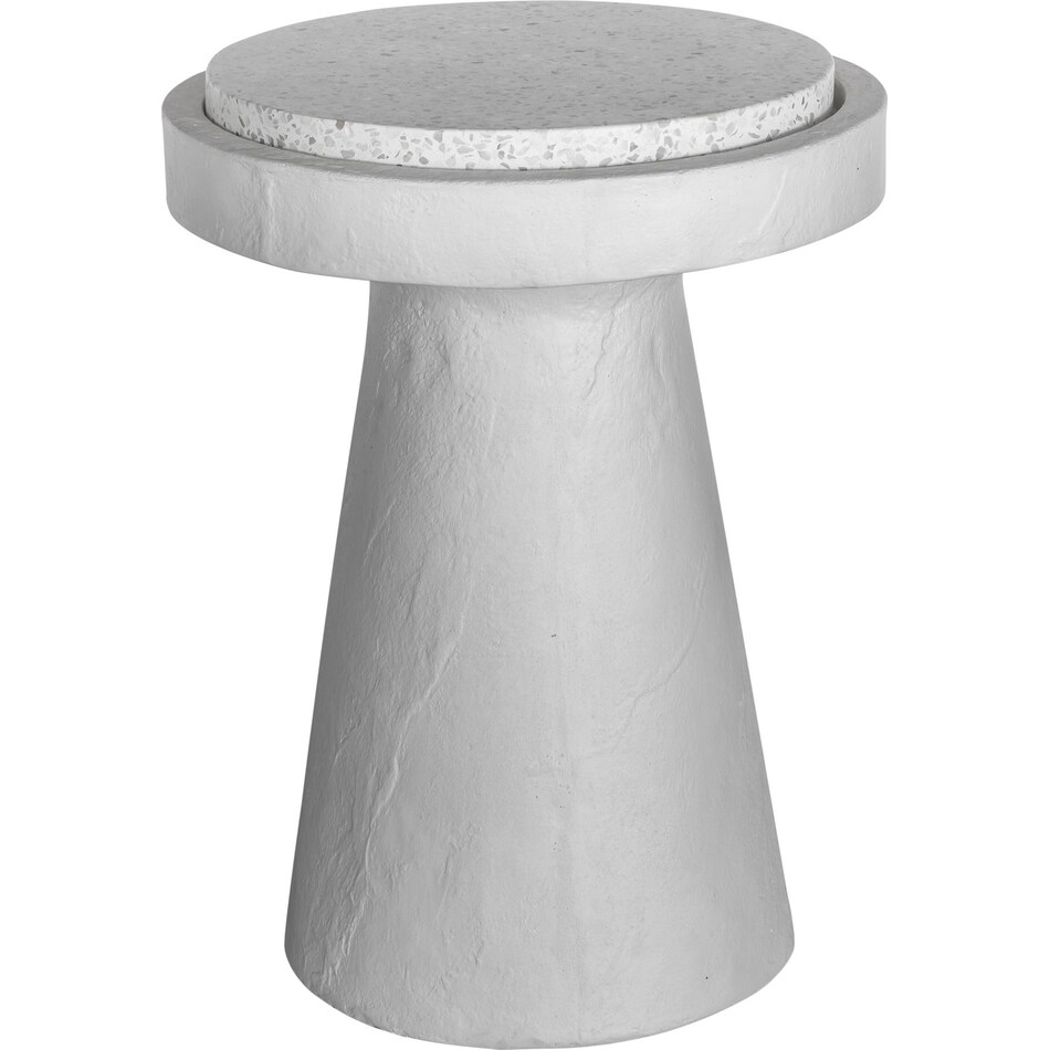 tramonti white accent table   