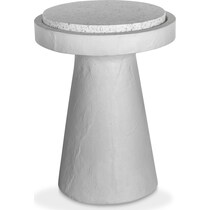 tramonti white accent table   