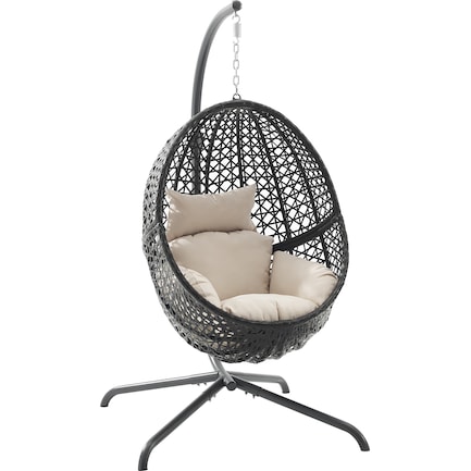 Traverse Indoor/Outdoor Hanging Egg Chair - Brown