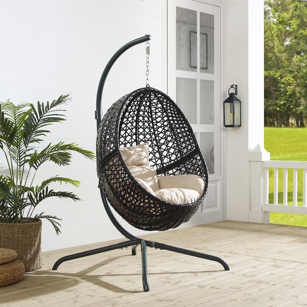 travere dark brown outdoor chair   