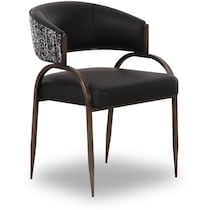 travis black dining chair   