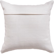 trees white accent pillow   