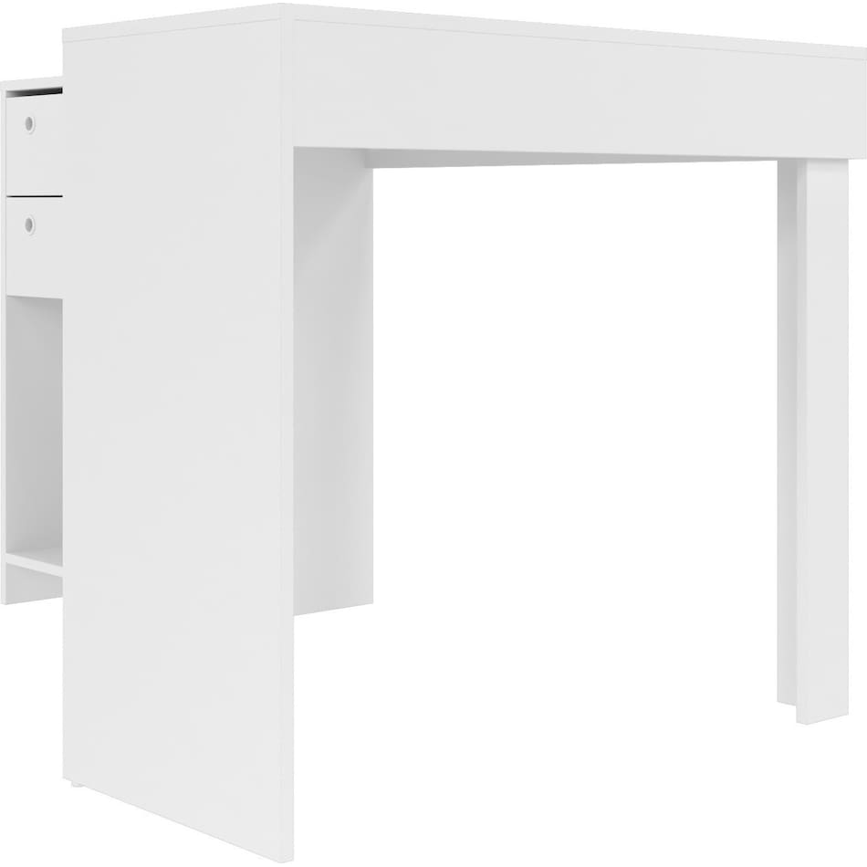 trelica white l shaped desk   