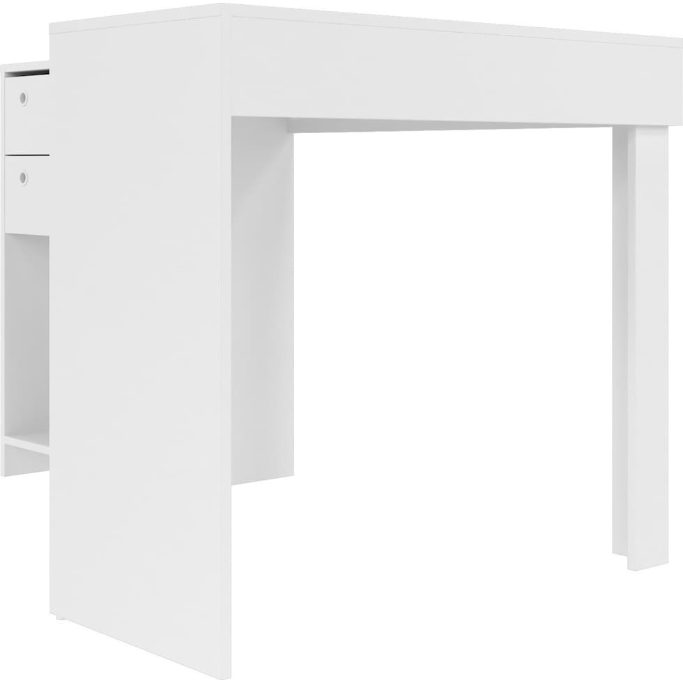 trelica white l shaped desk   