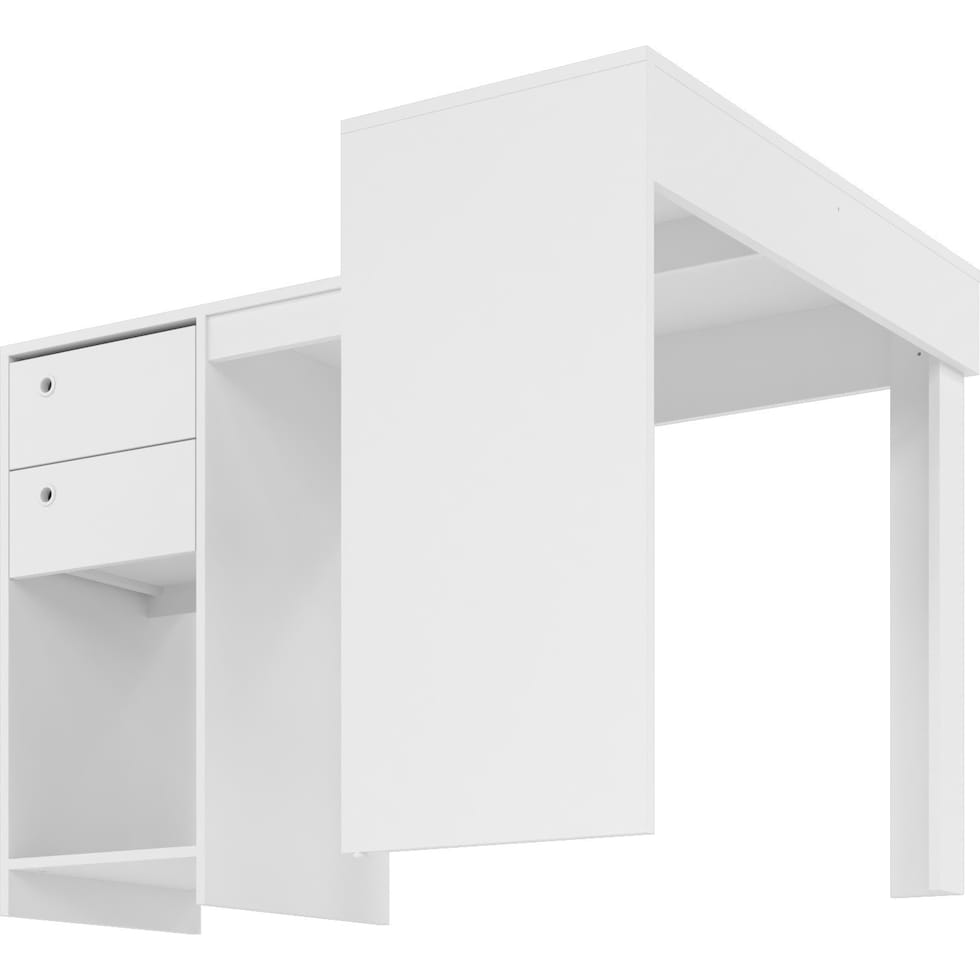 trelica white l shaped desk   