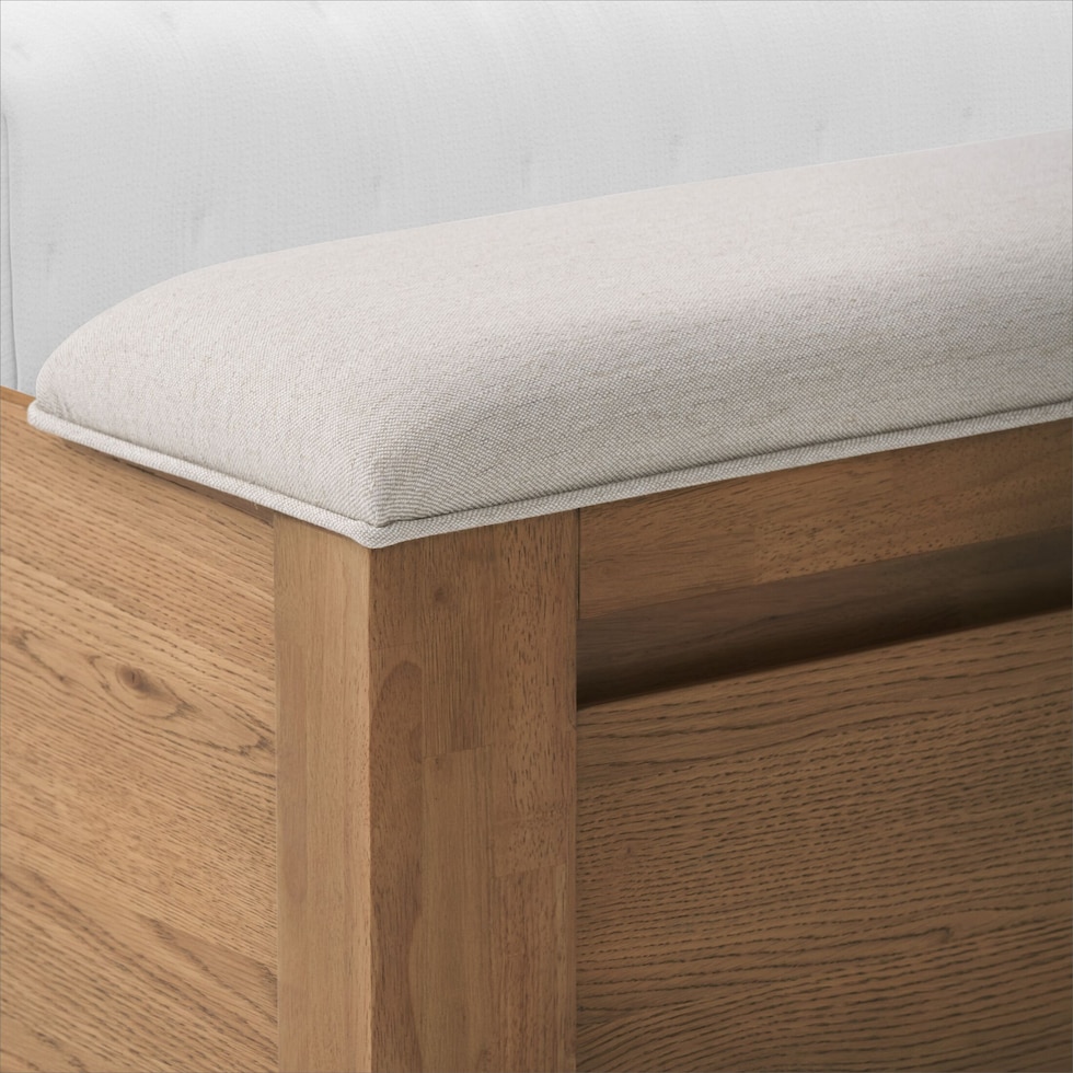 tremont bedroom light brown  pc queen bedroom   