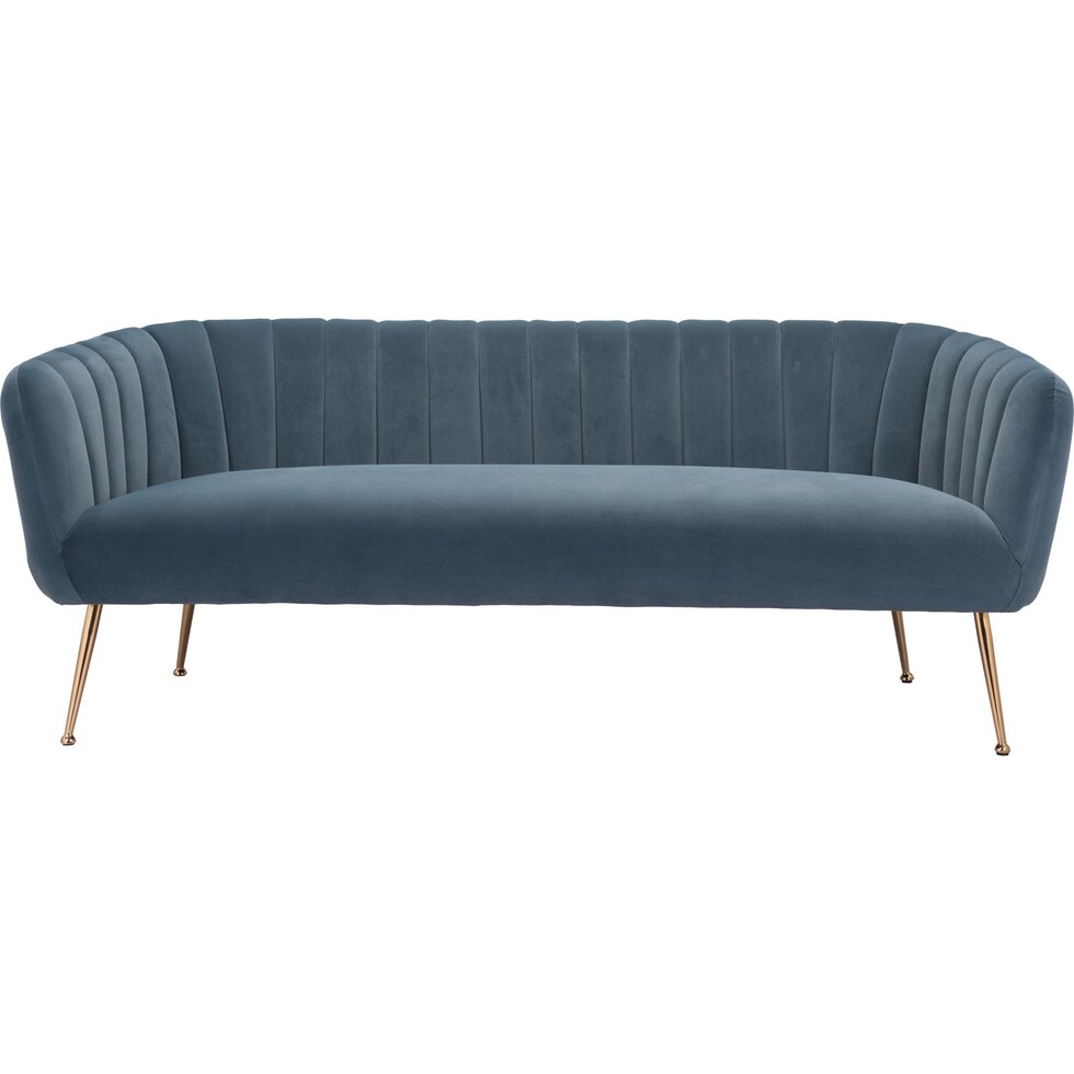 trent blue sofa   