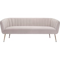 trent white sofa   