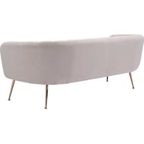 trent white sofa   