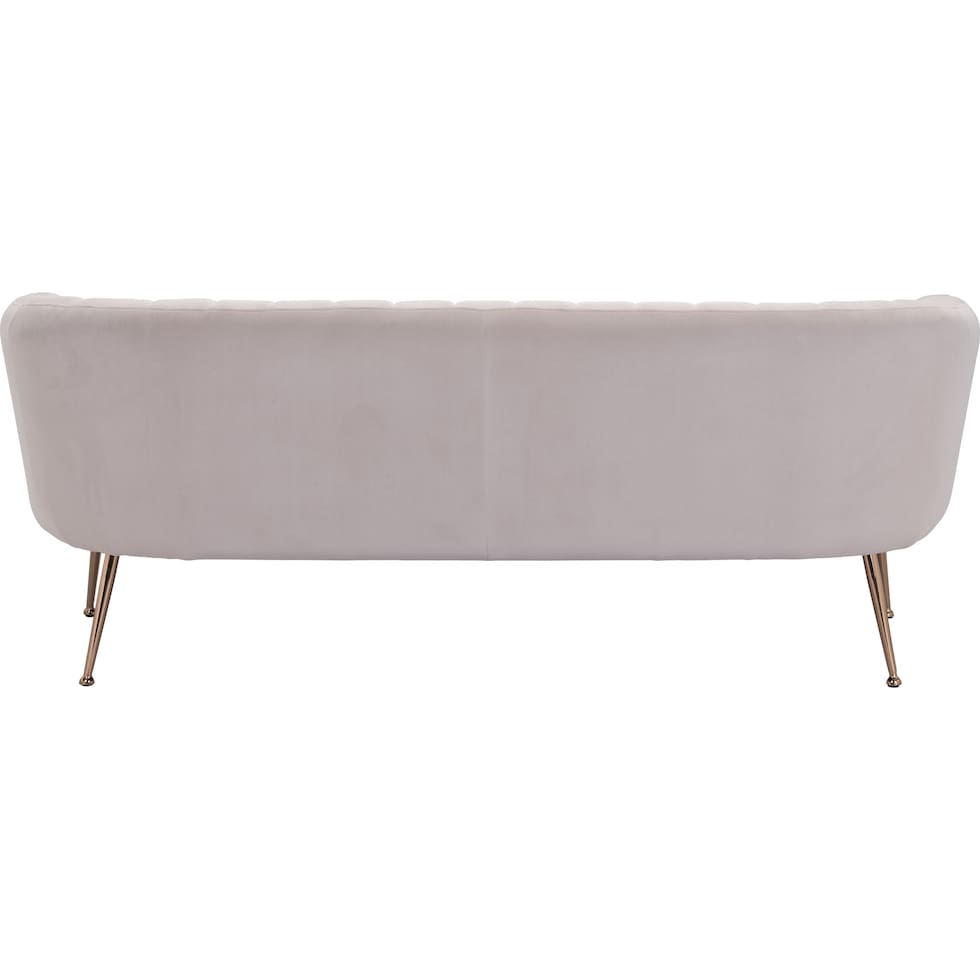 trent white sofa   