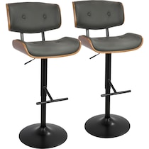 treyvon gray bar stool   