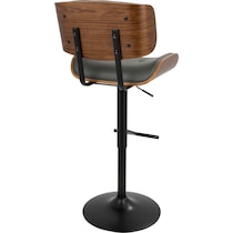 treyvon gray bar stool   