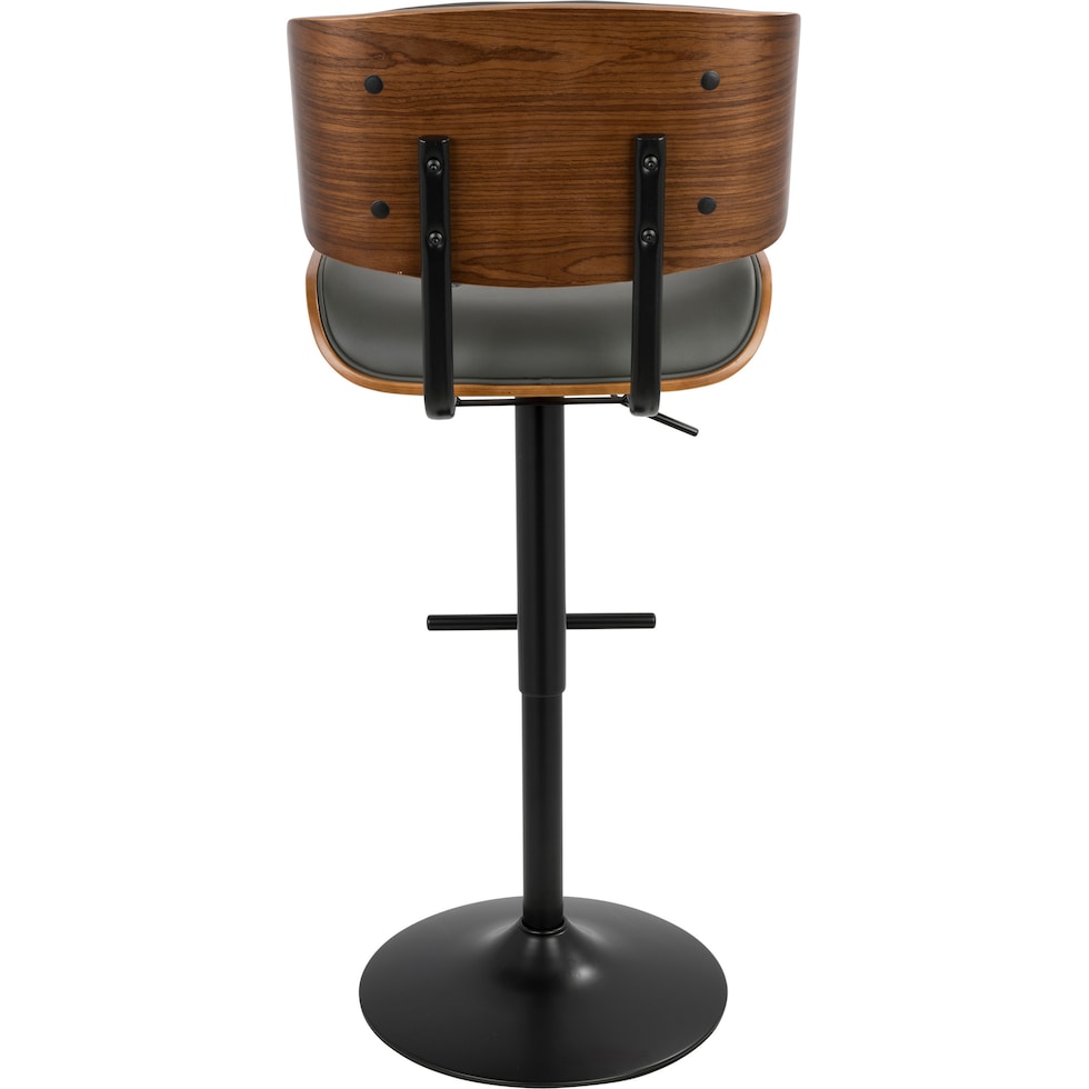 treyvon gray bar stool   