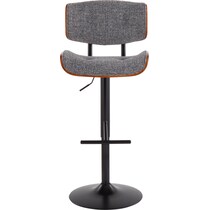 treyvon gray bar stool   