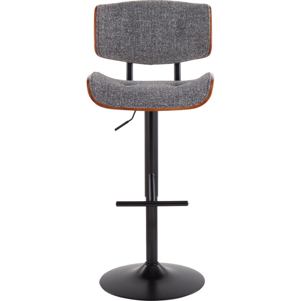 treyvon gray bar stool   