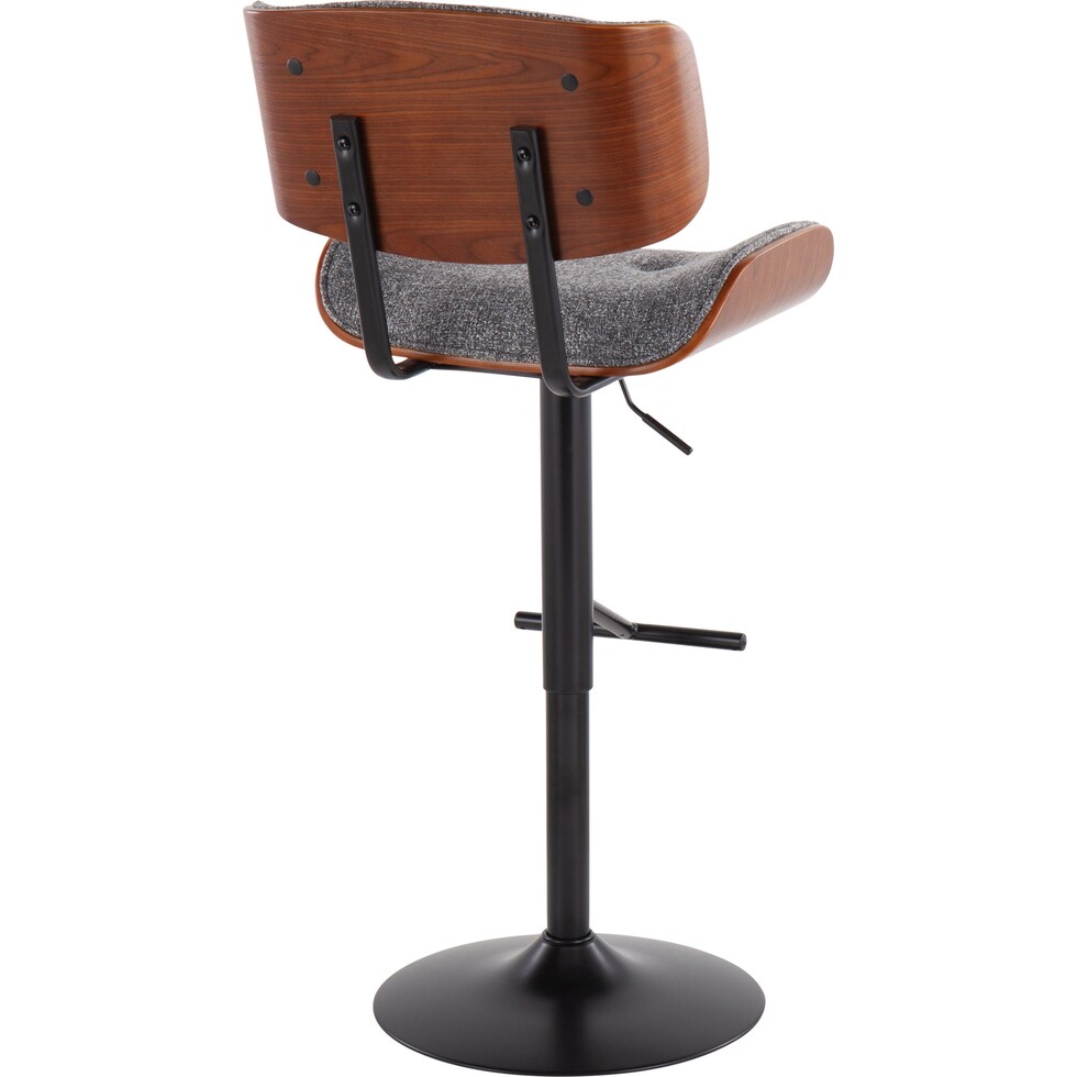 treyvon gray bar stool   
