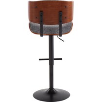 treyvon gray bar stool   