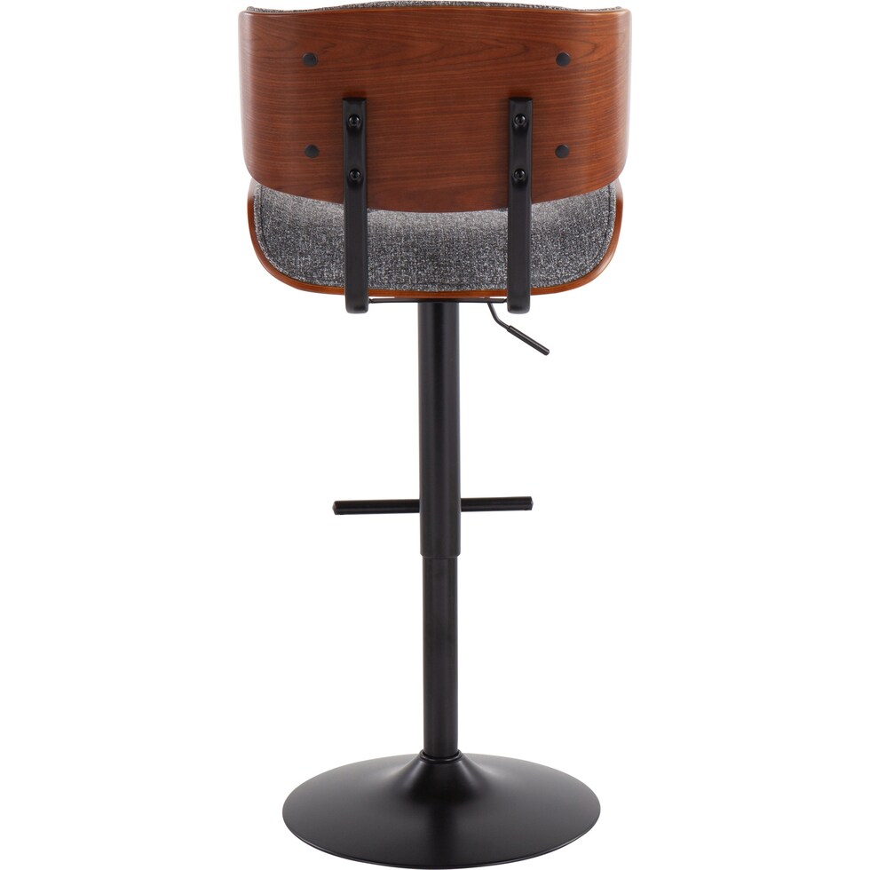 treyvon gray bar stool   