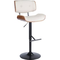 treyvon white bar stool   