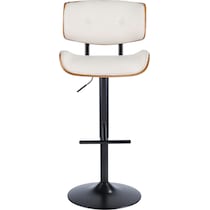 treyvon white bar stool   