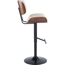 treyvon white bar stool   